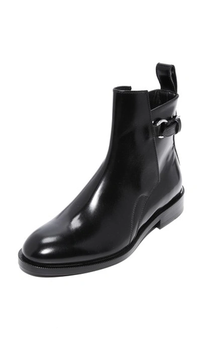 Shop Acne Studios Chana Booties In Black