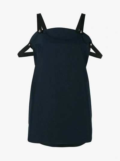 Shop Monographie Fragment Sleeveless Blouse In Blue