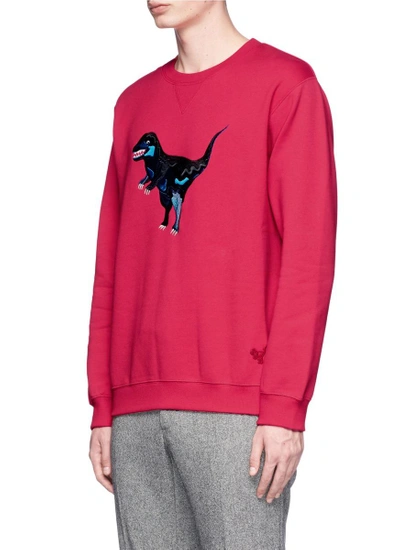Shop Coach 'rexy' Dinosaur Embroidered Sweatshirt