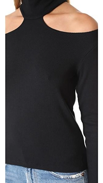 Shop Lna Franklin Sweater In Black