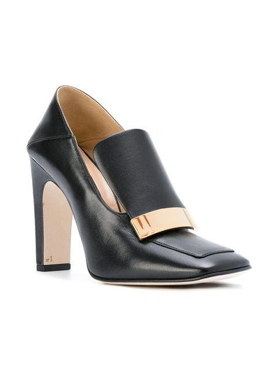 Shop Sergio Rossi Ankle Length Pumps In Black