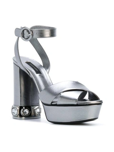 Shop Casadei Grey