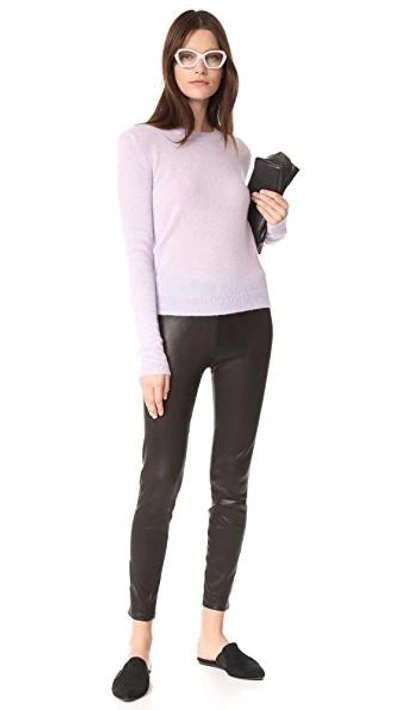 Shop Elizabeth And James Rosalie Tomboy Slouchy Sweater In Lilac