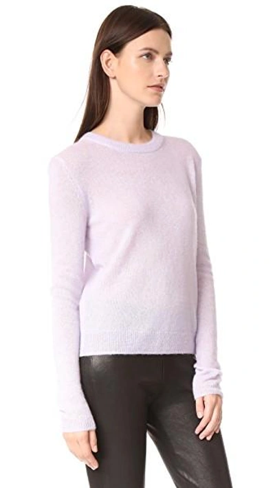 Shop Elizabeth And James Rosalie Tomboy Slouchy Sweater In Lilac