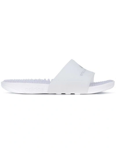 Shop Adidas By Stella Mccartney Logo Print Slide Sandals