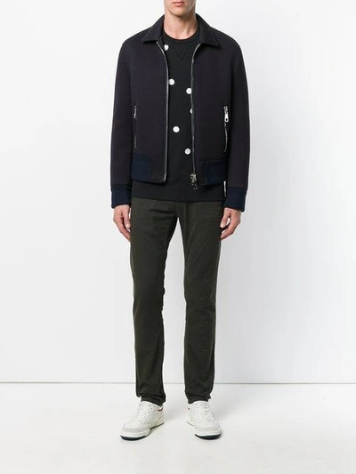 Shop Neil Barrett Skinny Jeans In Green