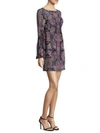 NANETTE LEPORE Kaleidoscope Printed Silk Shift Dress