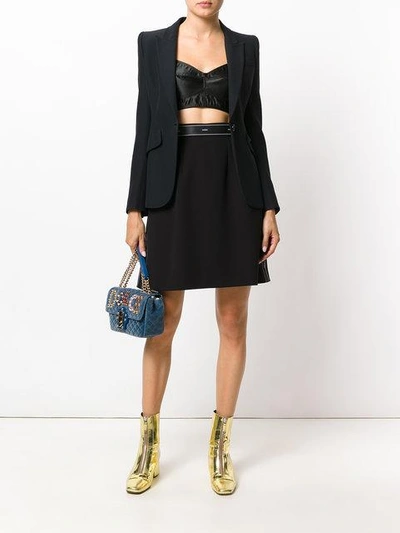 Shop Dolce & Gabbana Bustier Bralette Top In Black