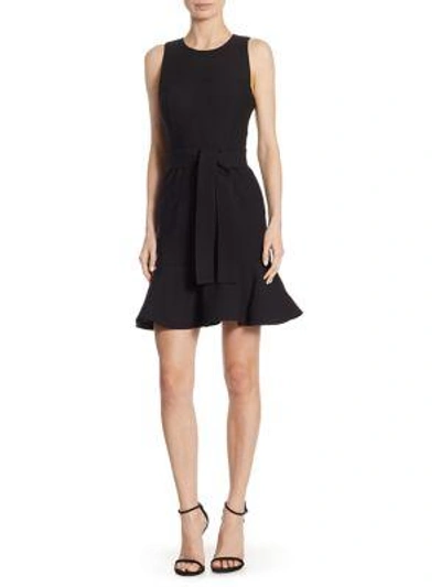 Cinq À Sept Flared Sleeveless Dress In Black