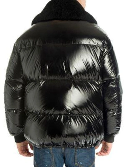 Shop Dsquared2 Shiny Puffer In Black