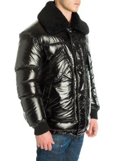 Shop Dsquared2 Shiny Puffer In Black