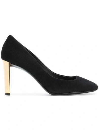 Shop Giuseppe Zanotti Design Contrast Heel Pumps - Black
