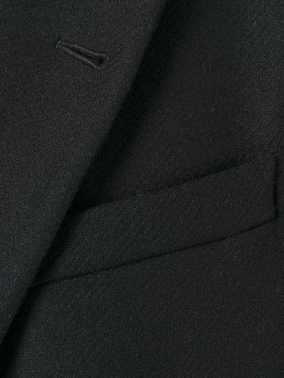 Shop Ami Alexandre Mattiussi Two Button Coat In Black