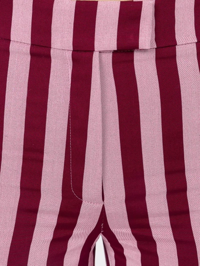 Shop Alexa Chung Wide Leg Striped Trousers