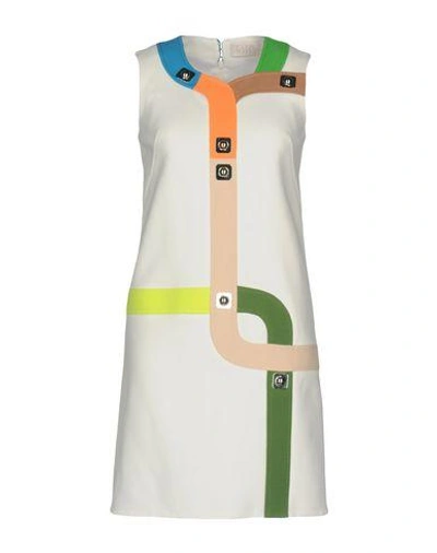 Shop Peter Pilotto Short Dress In White