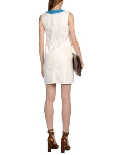 Shop Peter Pilotto Short Dress In White