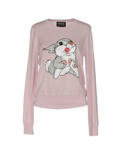 Shop Markus Lupfer Sweaters In Lilac