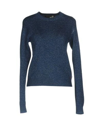 Shop Love Moschino Sweaters In Blue