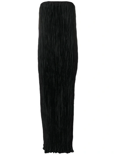 Shop Elizabeth And James Denver Pleated Maxi Dress In Black