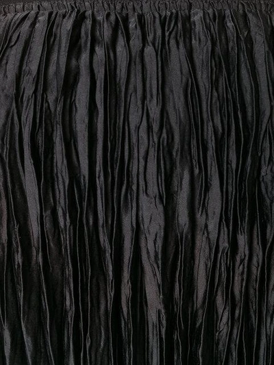 Elizabeth And James Denver Pleated Maxi Dress In Black