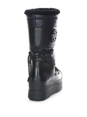 tory burch cliff snow boots