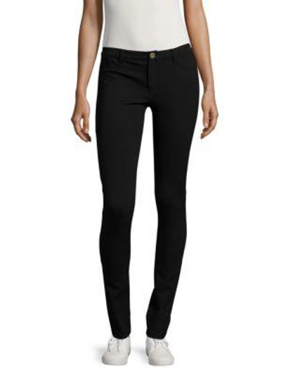 Shop M Missoni Solid Three-pocket Pants In Black
