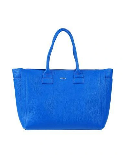 Shop Furla Handbags In Blue