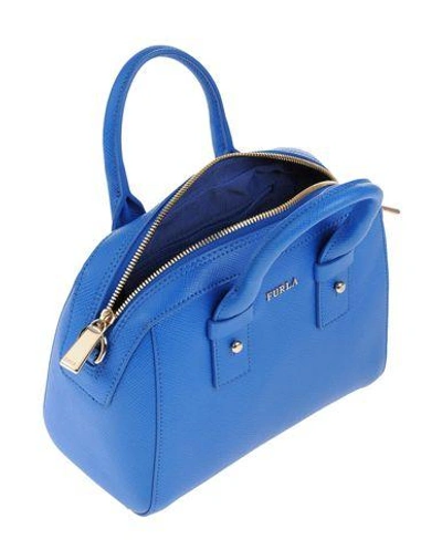 Shop Furla Handbags In Blue