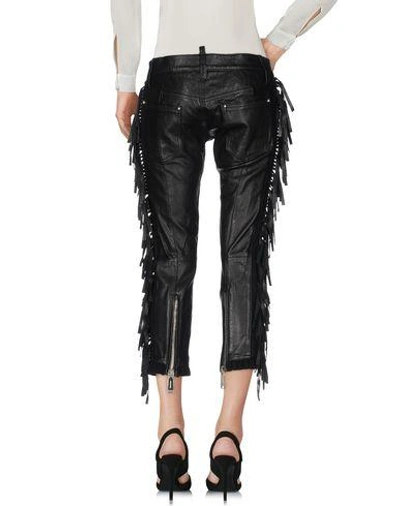 Shop Dsquared2 Cropped Pants & Culottes In Black