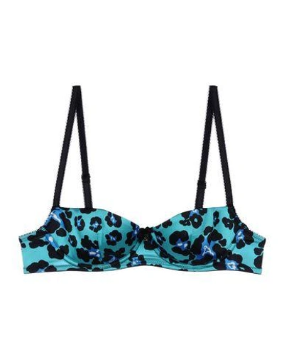 Shop Dsquared2 Bras In Turquoise