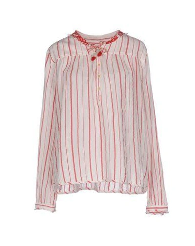 Shop Scotch & Soda Blouses In Red