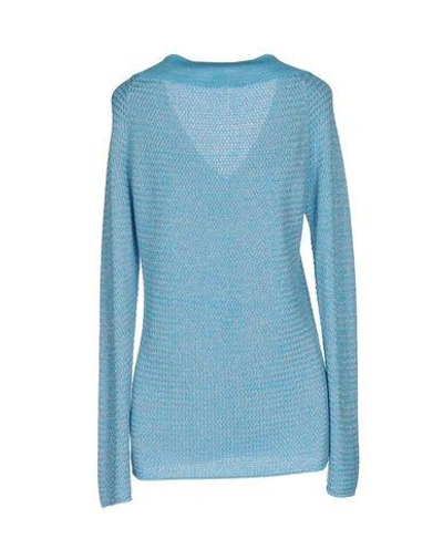 Shop Ermanno Scervino Sweaters In Azure