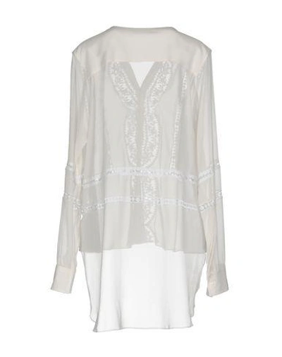 Shop Ermanno Scervino Lace Shirts & Blouses In White