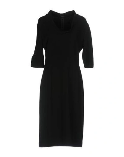 Shop Joseph Knee-length Dress In Black