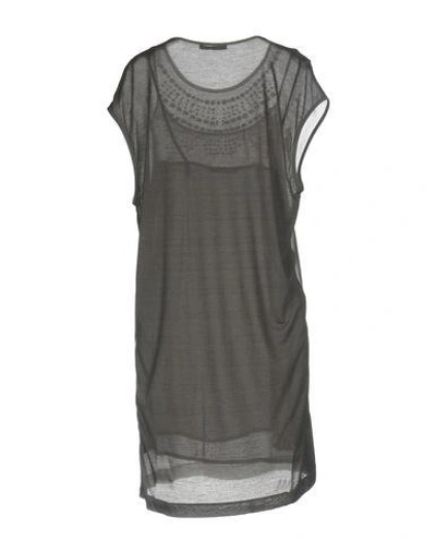 Shop Pinko Short Dress In Grey