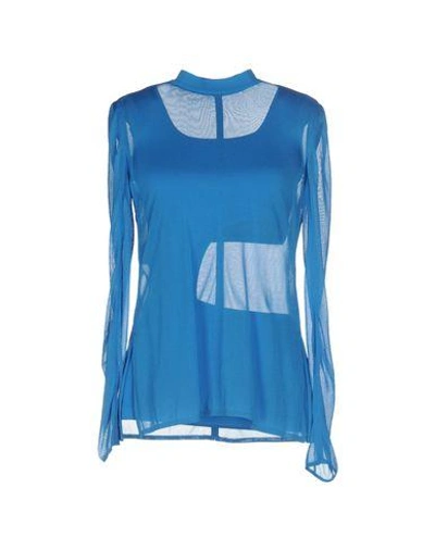 Shop Paco Rabanne Sweaters In Azure