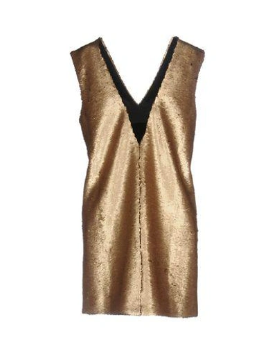 Shop Finders Keepers Short Dress In Gold