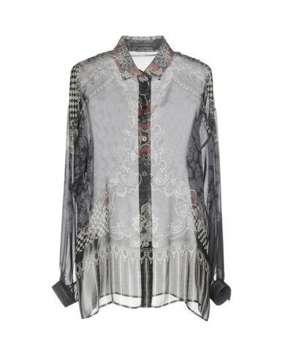 Shop Alberta Ferretti Shirts In Grey