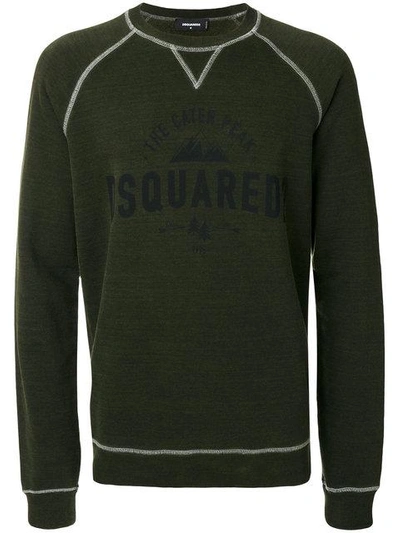 Caten Peak logo print sweatshirt