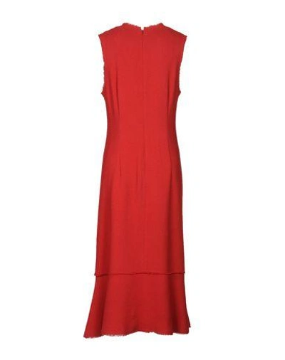 Shop Proenza Schouler 3/4 Length Dresses In Red