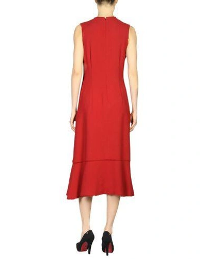Shop Proenza Schouler 3/4 Length Dresses In Red