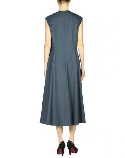 Shop The Row 3/4 Length Dress In Lead