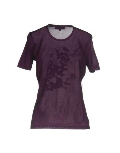 Shop Carven T-shirts In Mauve