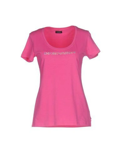 Emporio Armani T-shirt In Pink