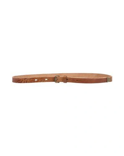 Shop Scotch & Soda Thin Belt In Camel