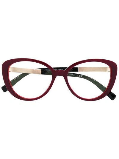 Shop Versace Eyewear Classic Cat-eye Glasses - Pink