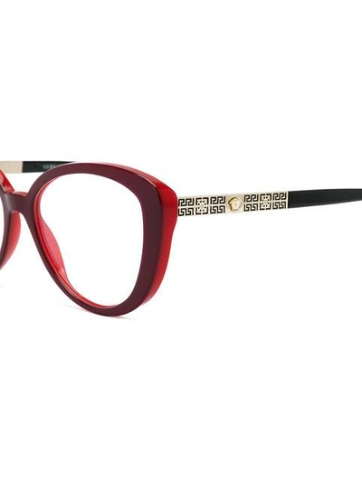 Shop Versace Eyewear Classic Cat-eye Glasses - Pink