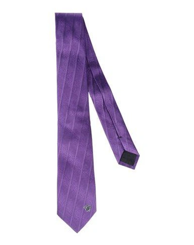 Versace Tie In Purple