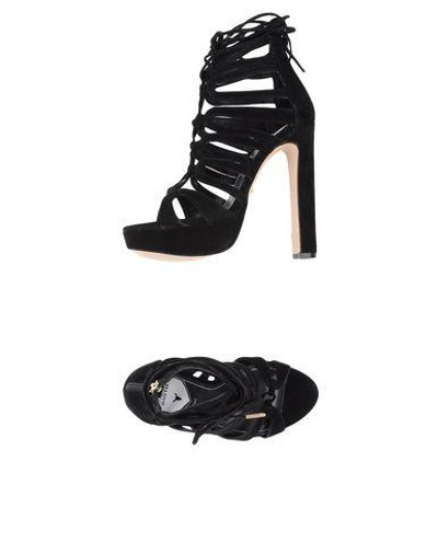 Shop Windsor Smith Sandals In Black