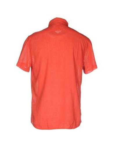 Shop Paul Smith Solid Color Shirt In Rust